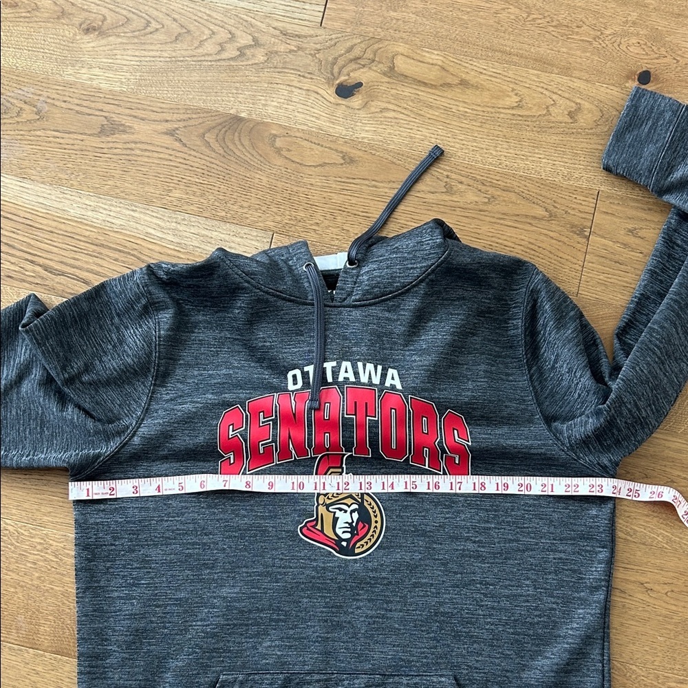 Fanatics Ottawa Senators Charcoal Hoodie size L - Picture 7 of 11